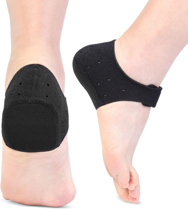 2 Pairs Thicker Heel Cushion Cups for Heel Pain【Updated Version】, Plantar Fasciitis Heel Spur Relief Products, Heel Supports Inserts, Heel Protectors for Pressure Sores