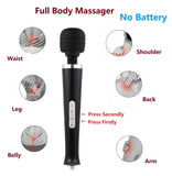 Gajoin Big Body Massager Handheld Vibrating Powerful Electric Back Massage for Woman Sports Recovery Muscle Aches Pain Shoulder Leg Foot Long Handle Tool and Small Toy (Black Big and Mini Toy)
