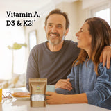 Doctors Scientific Organica DSO: ADK Vitamin Supplement - Vitamin D3 K2 and A - 90 Capsules - High Potency ADK Complex for Bone Health and Heart Health Support