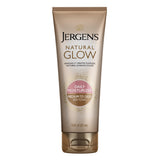 Jergens Natural Glow In Shower Lotion, Self Tanner for Medium to Deep Skin Tone & Natural Glow Self Tanner Lotion, Daily Sunless Fake Tanning, Medium to Deep Skin Tone, Daily Moisturizer