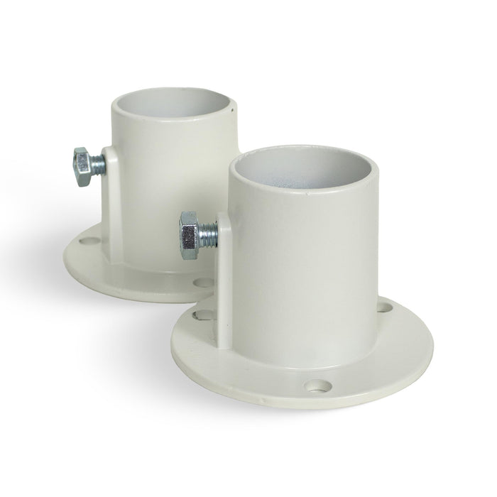 Blue Wave NE1228PR Aluminum Deck Flanges for Above Ground Pool Ladder - Pair