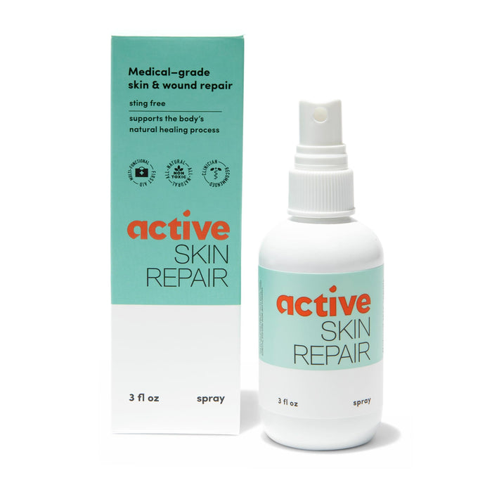 Active Skin Repair First Aid Spray with Medical Grade Hypochlorous, 3 oz