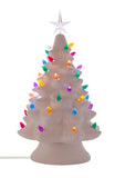 Creative Hobbies Ceramic Christmas Tree Replacement Lights, Medium Twist Light Ornaments, 100 Pc Multi Colors Plus 3 Tree Topper Stars