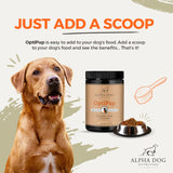 OptiPup All-in-1 Puppy Multivitamin by Alpha Dog Nutrition – Contains 31 Superfoods Including Probiotics and Prebiotics for Digestive Support, Skin & Immune Health, and Optimum Growth (60 Servings)