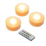 Battery Operated LED Pumpkin Lights with Remote and Timer Bright Realistic Flickering Decorative Plastic Flameless Electric Candles for Jack-O-Lantern Decor Halloween Party Holiday Decorations 3 Pack