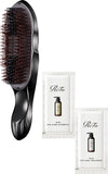 REFA Ion Care Brush Premium / ReFa Ion Care Brush Premium Black with Shampoo & Treatment Pouch MTG Hair Brush for Bathing, Scalp Brush