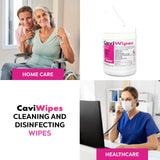 Surface Disinfectant CaviWipes - Item Number 13-1100CS - 160 Count - 12 Canisters / Case