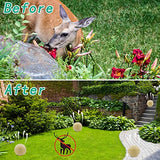 Deer Repellent, 12Pack Natural Deer Stopper Repellent, Rabbit Repellent Powerful Deer Deterrent for Outdoor Garden Plant Tree Yard, Safe for Deer and Plants
