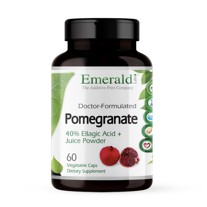 EMERALD LABS Pomegranate - Dietary Supplement with Vitamins and Minerals to Support Immune Health - 60 Vegetable Capsules