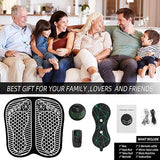 Foot Massager Mat TENS Back Muscle Stimulator with Remote Control Electric Pulse Feet Acupressure Pad Massager Machine Relieves Feet Legs Fatigue Body Pains Neuropathy (FSA or HSA Eligible)