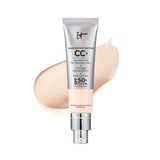 IT Cosmetics Your Skin But Better CC+ Cream, Fair Beige - Color Correcting Cream, Full-Coverage Foundation, Hydrating Serum & SPF 50+ Sunscreen - Natural Finish - 1.08 fl oz