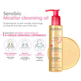 Bioderma Sensibio Micellar Cleansing Oil, 1st Ecobiological Micellar Oil Formula Cleanser That Deeply Cleanses, Soothes & Nourishes Skin with Oil-to-Milk Texture, Fragrance-Free, & GentleTo Skin