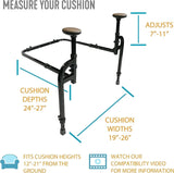 Stander Heavy Duty EZ Stand-N-Go Bariatric, Chair Lift Assist for Elderly, Grab Bar Standing Aid for Seniors, Daily Living Mobility Aid