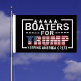 WENWELL Boaters for Trump 2024 flag 3x5 Ft,Keeping America Great Flags Outdoor,Donald Trump President Flag for boat with 2 Brass,Fade Resistant Durable Polyeste