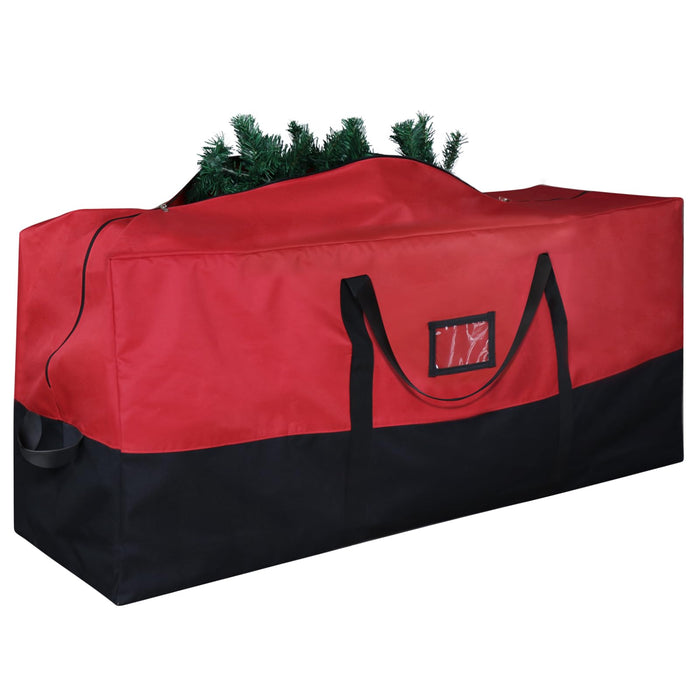 Bstge Christmas Tree Storage Bag, 7.5 ft, 600D Oxford, Red Black