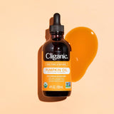 Cliganic Organic Pumpkin Seed Oil, 100% Pure - For Face & Hair | Natural Cold Pressed Unrefined