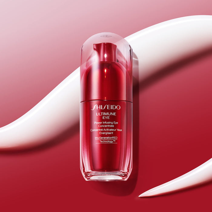 Shiseido Ultimune Eye Power Infusing Eye Concentrate - 15 mL - Anti-Aging Eye Serum - Prevents & Protects Against Visible Signs of Aging - Provides 24-Hour Hydration