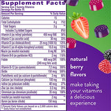 L’il Critters CoComelon Kids Gummy Multivitamin, 190 Count & Vitafusion Women's Multivitamin Gummies, Berry Flavored, 150 Count