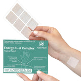 NUTRI-PATCH Energy B12 &Complex Topical Patch,Infused with B1,B2,B3,B12,B9,Biotin,and Other Wellness Ingredients.Designed to give You a Boost (30/Pack).