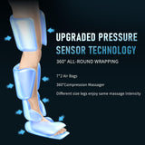 Leg Massager with Heat Air Compression Leg Massager for Circulation Full Leg Massage Boots for Swollen Legs Edema RLS Pain Relief Gifts for Dad Mom Christmas Thanksgiving Day