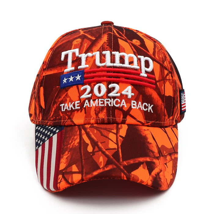 Trump Merchandise Trump Hat MAGA Hat Donald Trump 2024 Hat Take America Back USA Embroidery Adjustable Baseball Cap