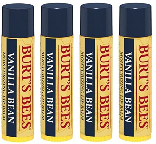 Burts Lip Balm Vanilla Be Size .15z Burts Lip Balm Vanilla Bean .15z, Pack of 4