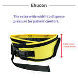 Ehucon Gait Belt for Seniors Transfer Belt Quick Release Buckle, Padded Handles Lift Assist Device for Elderly, Physical Therapy, Gait Belts for Seniors –Safety Belt for Elderly (Medium)