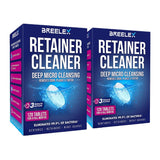 BREELEX Denture Cleaning Tablets - Retainer Cleaner Tablets for Aligner, Mouth & Night Guard - FSA HSA Approved Products - Dental Cleanser Tablets- 2 Packs (240 Tablets Total) - 8 Months Supply