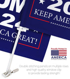 Trump Flag 2024 MAGA American Flags Pack Vehicle Auto Window Pro-Trump President Make America AgainBandera para Carros Outdoor Pole Accessories, Home Decoration Made in USA