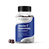 Anxie-T Stress Relief Gummy Vitamins – Support for Calm & Relaxation, with Ashwagandha, GABA, and L-Theanine (90 Gummies)