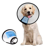 Supet Dog Cone Collar Adjustable After Surgery, Comfy Pet Recovery Collar & Cone for Large Medium Small Dogs, Elizabethan Dog Neck Collar Plastic Practical