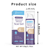 Skiennix Advanced Scar Gel Cream 50g, Silicone Scar Gel, Reduces The Appearance of Scars from Surgical Scars, Stretch Marks, Burns, Injury, Keloids,and More, Effective for Both Old & New Scars