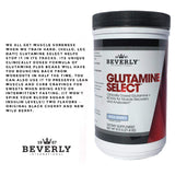 Beverly International Glutamine Select, 60 Servings. Clinically Dosed L-Glutamine and Amino Acid Formula for Lean Muscle and Recovery. Sugar-Free Powder. BCAA’s.
