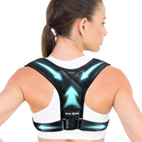 Kizu Spine Posture Corrector for Women，Adjustable Back Posture Corrector Back Support for Men，Relieve Mid and Upper Spine, Neck, Shoulder, Clavicle and Back Pain (M (99-143lb))