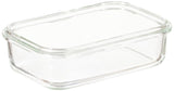 Glasslock RP519 Rectangle Oven Safe Food Glass Container, 400-ML (13-Ounce or 1½-Cups)