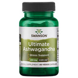 Swanson Ultimate Ashwagandha KSM-66 - Herbal Supplement Supporting Healthy Stress Levels & Relaxation - Natural Formula to Promote a Calm & Relaxed Mindset - (60 Veggie Capsules, 250mg Each)