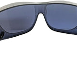 SOLAR SHIELD Fits-Over SS Polycarbonate II Smoke Sunglasses