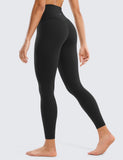 CRZ YOGA Butterluxe High Waisted Lounge Legging 25" - Workout Leggings for Women Buttery Soft Yoga Pants Black Small