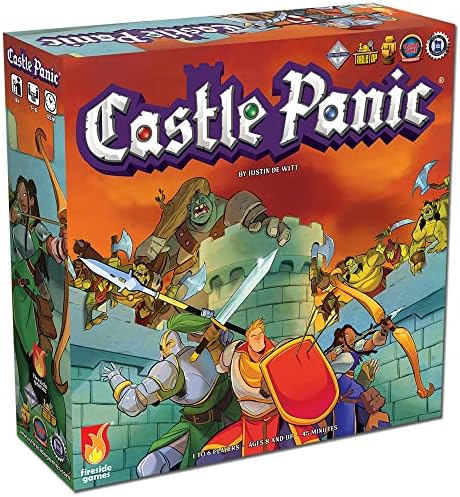 Castle Panic 2nd Edition | Cooperative Board Game for Adults and Family | Ages 8+ | for 1 to 6 Players | Average Playtime 45 Minutes | Made by Fireside Games