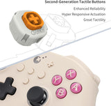 GuliKit KK3 Pro Controller, 1000Hz Polling Rate with Hall Joysticks and Triggers, Wireless Controller Compatible with Switch/Android/iOS/macOS/Windows/Steam Deck, Maglev/Rotor/HD Vibration - GB Retro