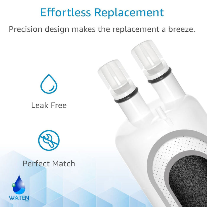 W10295370A water filter replacement, Compatible with EDR1RXD1,W10295370,P4RFWB,P8RFWB2L,46-9930,46-9081 2PCS