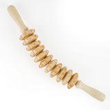 Liitrton Wood Therapy Fasci Massage Tools, Curved Wooden Massage Roller Cellulite Reduction and Muscle Tension (Wood)