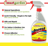 I Must Garden Insect Control: Kills & Repels Aphids, Whiteflies, Mites, Gnats, and More - 32oz Spray