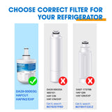 PUREPLUS DA29-00003G Water Filter Replacement for Samsung DA29-00003B, Aqua-Pure Plus DA29-00003F, DA29-00003A, HAFCU1, HDX FMS-1, RSG257AARS, RFG237AARS, RFG297AARS, RS22HDHPNSR Refrigerator, 3Pack