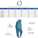 COSUSKET Snug Fit Unisex Adult Onesie Pajamas, Flannel Cosplay Animal One Piece Halloween Costume Sleepwear Homewear