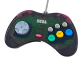 Retro-Bit Official Sega Saturn USB Controller Pad (Model 2) for Sega Genesis Mini, PS3, PC, Mac, Steam, Switch - USB Port (Slate Gray)