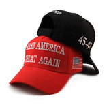 Nigua MAGA Hat, 2PCS 45-47 Trump 2024 Hat Make America Great Again Slogan Baseball Cap