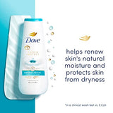 Dove Body Wash Care & Protect Antibacterial 4 Count For All Skin Types Protects from Dryness 20 Fl oz (Pack of 4) (Packaging may vary)