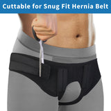 Universal Hernia Belt for Men Women: CutToFit Double/Single Inguinal/Sports Hernia Truss Left Right Rupture Support w/ Ergonomic Groin Straps 4 Compression Pad|Pre&Post Surgery Pain Relief Rehab Brace (Double Hernia Belt)