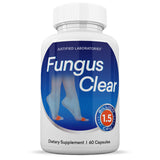 Justified Laboratories (2 Pack) Fungus Clear 1.5 Billion CFU Probiotic Pills 120 Capsules